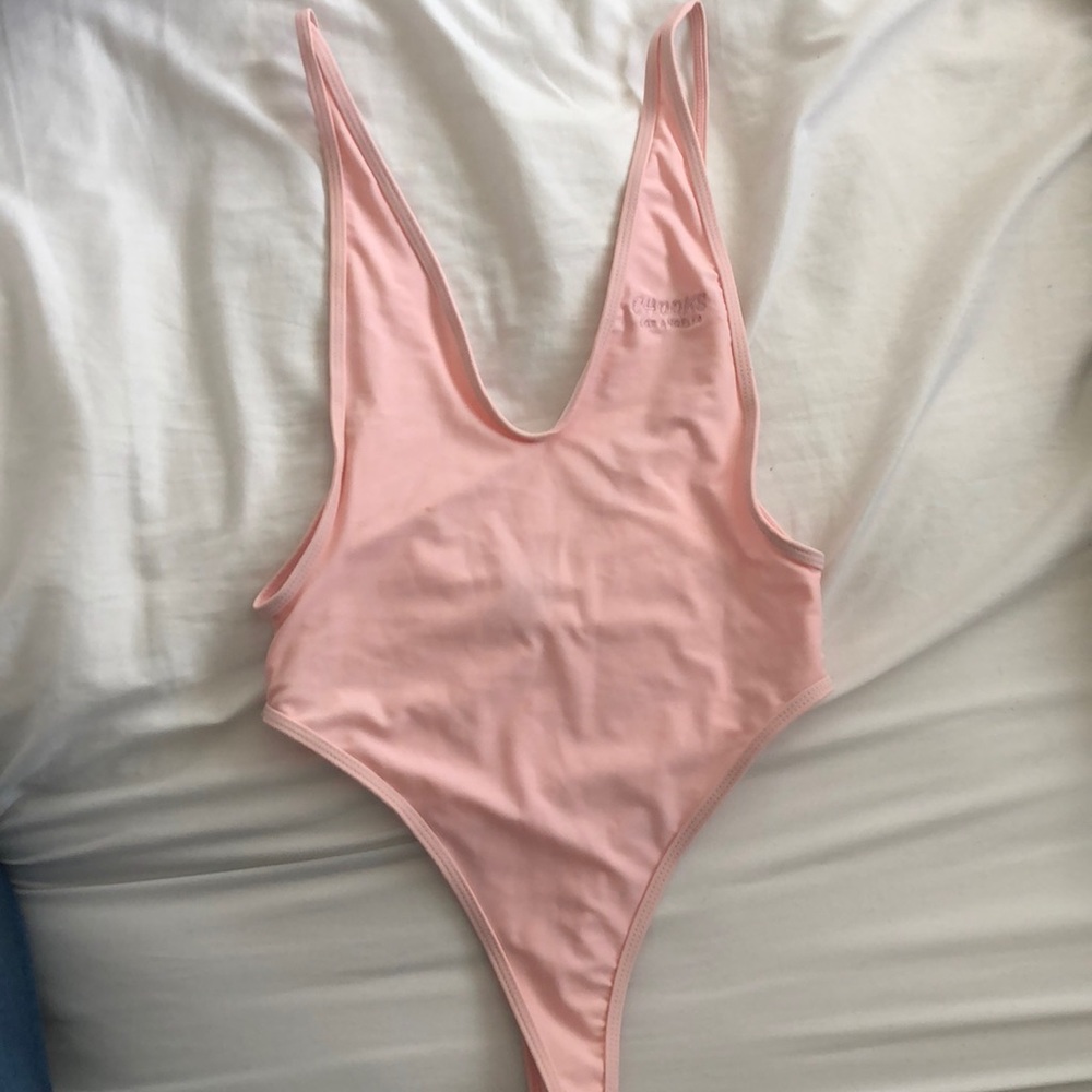 Pink boutine LA retro one piece